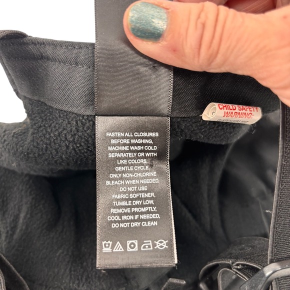 Gerry Black Ski Snow Bib Overalls 3T Insulated Kids Toddler - Picture 12 of 13